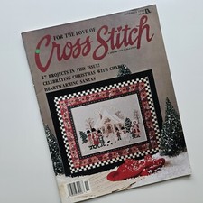 For The Love Of Cross Stitch Magazine November 1988 Vintage Leisure Arts Pattern