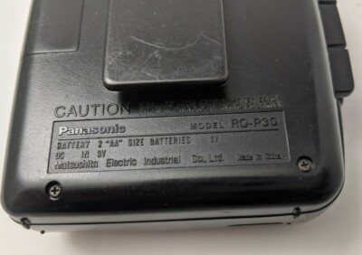 Vintage Panasonic RQ-P30 Stereo Cassette Player Portable Tested