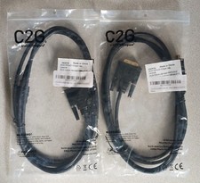 Lot 2 x HDMI to DVI-D Single Link 18 1 PIN Display C2G 42516 Male/Male HDTV6.6Ft