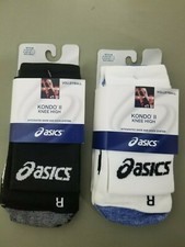 Nuevos calcetines hasta la rodilla de voleibol unisex Asics Kondo II.