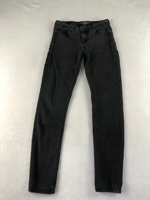 Lucky Brand Jeans Womens 25 Black Brooke Legging Jean Denim Stretch 