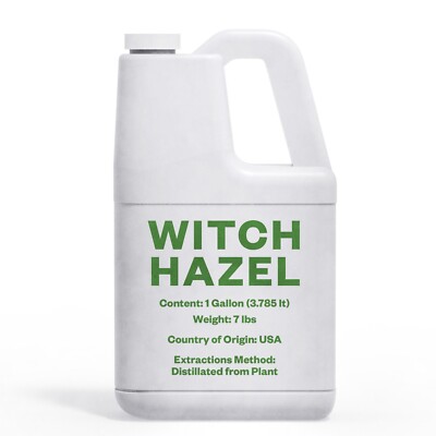 Wholesale Witch Hazel Distillate Face Toner, 5 GAL, Bulk, All Natural