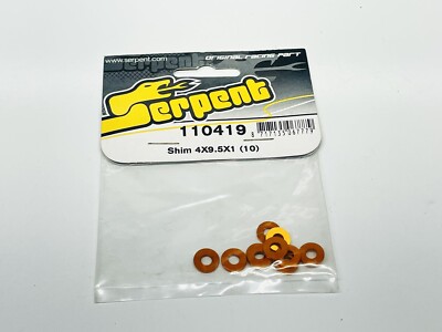 Serpent 110419 4x9.5x1mm Aluminum Shim (10) Rc Part #8713 | eBay