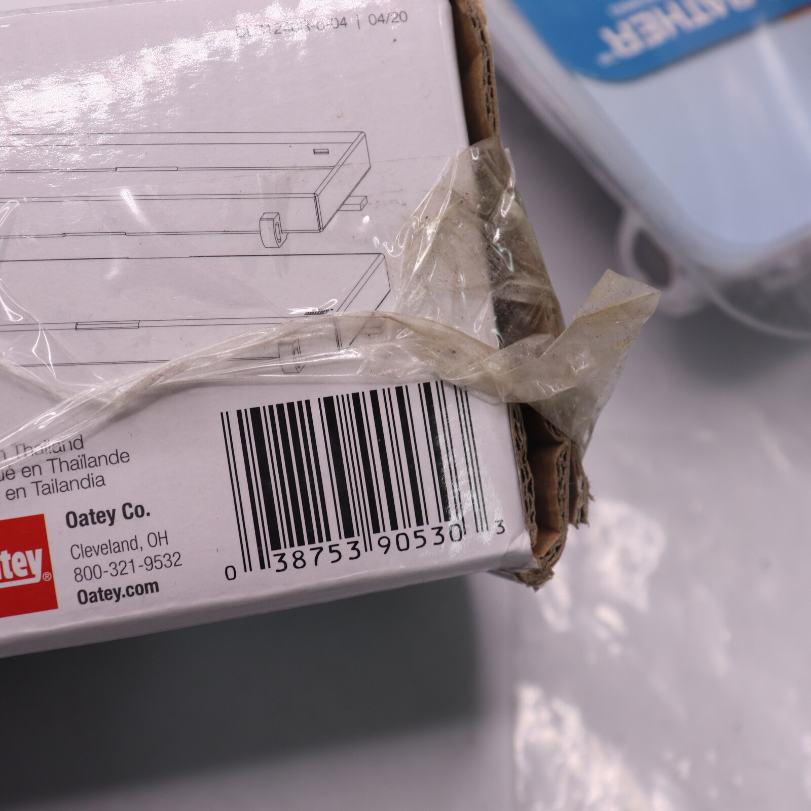 Oatey Linear Shower Drain w/ TileIn Pattern Drain Cover Stainless