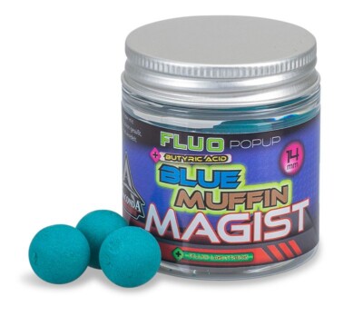Sänger Anaconda MAGIST FLUO POP UP 10mm - Mini Boilie - Blue Muffin