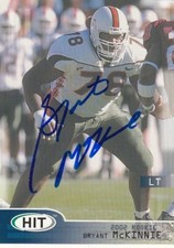 Minnesota Vikings Bryant McKinnie 2002 Sage Rookie Signed IP Autograph Auto Card