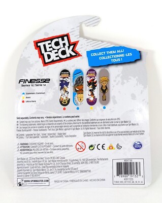 Tech Deck Finesse Skateboards Blue Headphone Monkey Series 12
