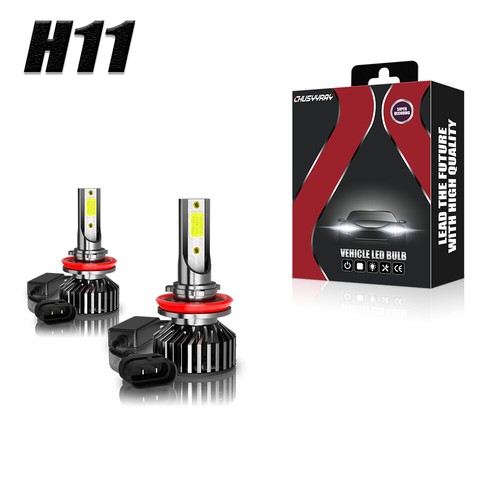 LED Headlight Kit H11 6000K Low Beam Bulbs For Cadillac SRX 2010 2011