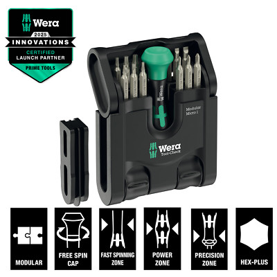 Wera Tool-Check Modular Micro 1, 21-teiliges Mikro-Schraubendreher-Set - 049002