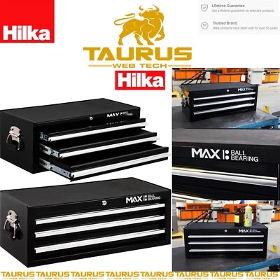 HILKA-TOOLS HILKA PRO MAX 3 Drawer Add On Chest BBS All Steel Ball Bearing Slide UK FREE P&P