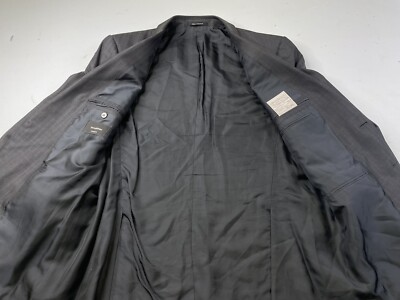 Ermenegildo Zegna Blazer Men 46R Gray Wool Jacket Sport Coat Suit