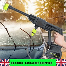 Portable Cordless Ultra High Pressure to Washer Jet Wash Cleaner Gun + Battery