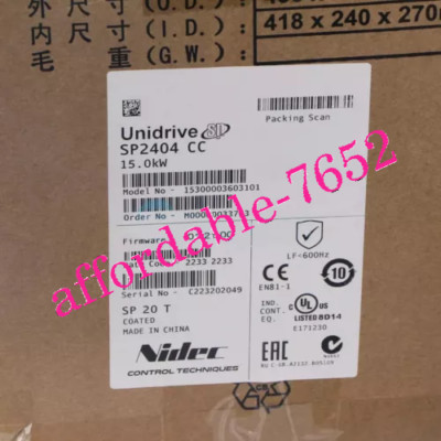 NEW Nidec SP2404 Control Techniques Unidrive Drives 400V 15KW FedEx or DHL UPS