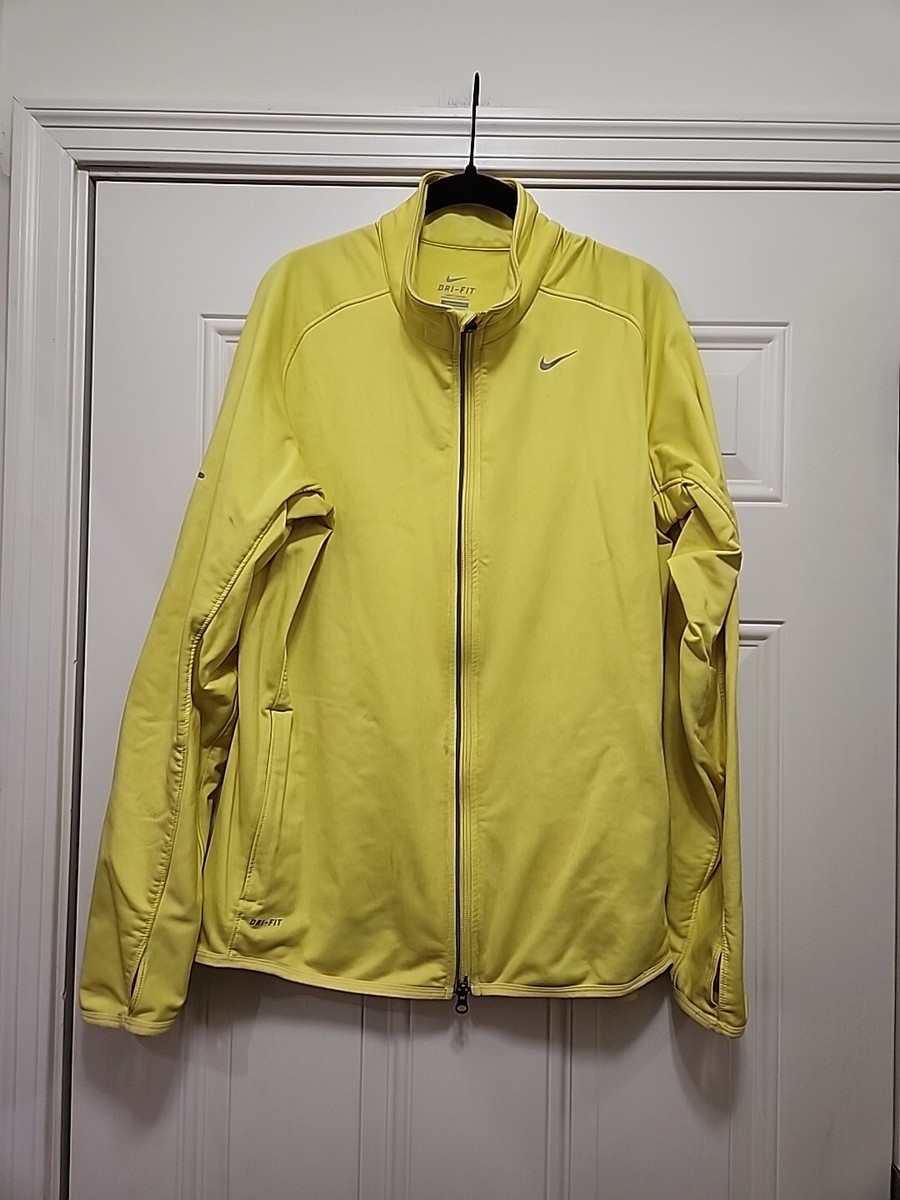 yellow nike jacket mens