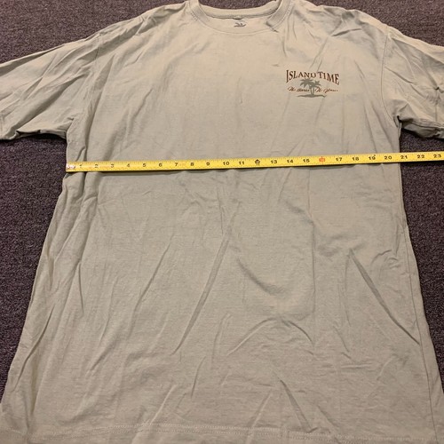 Island Time Newport Blue vacation classic T-Shirt - Size XL - Picture 3 of 6
