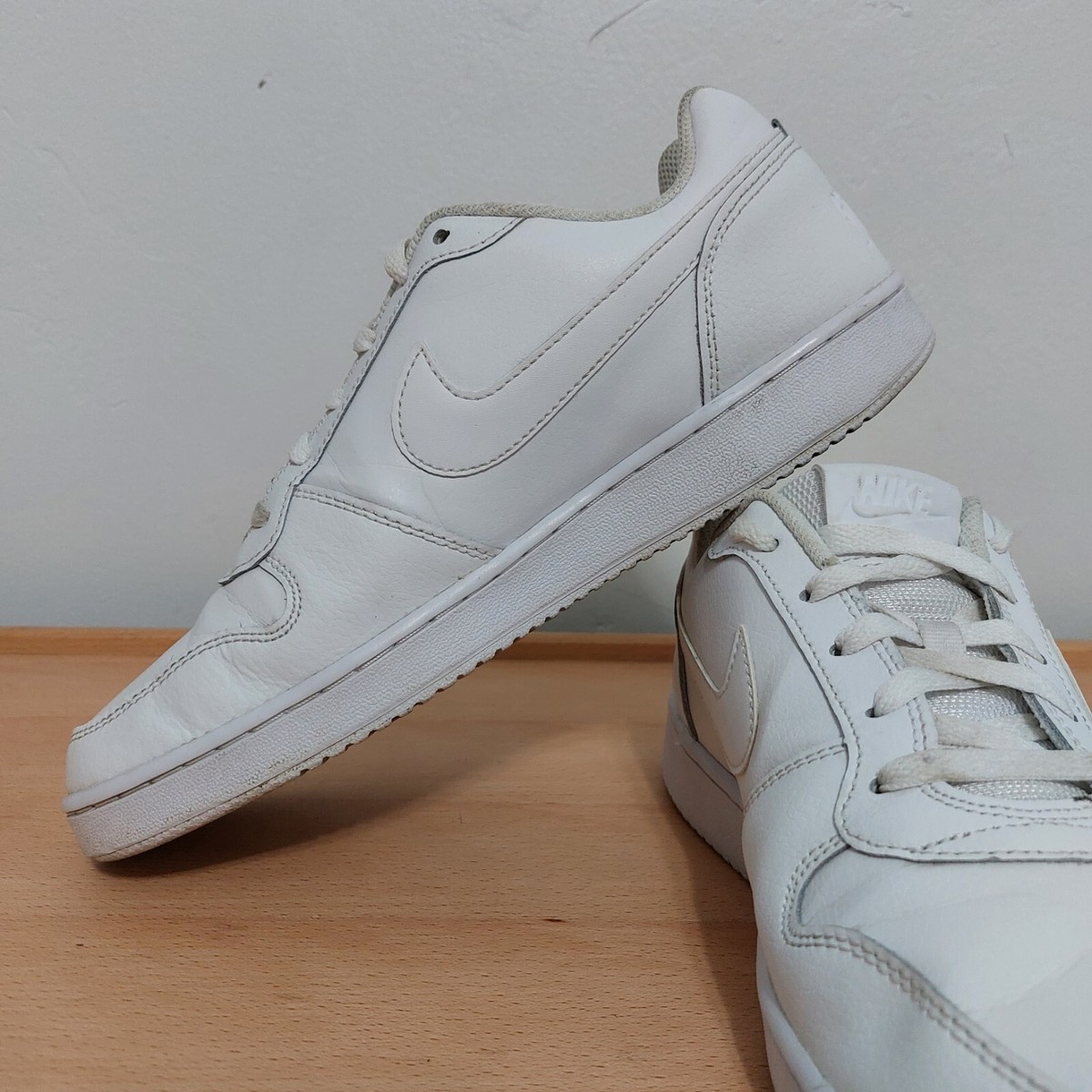 Nike Ebernon Low White Sneakers men 9.5 Nike Ebernon Low White Cement Shoes Mens Size | Mercari main image 2