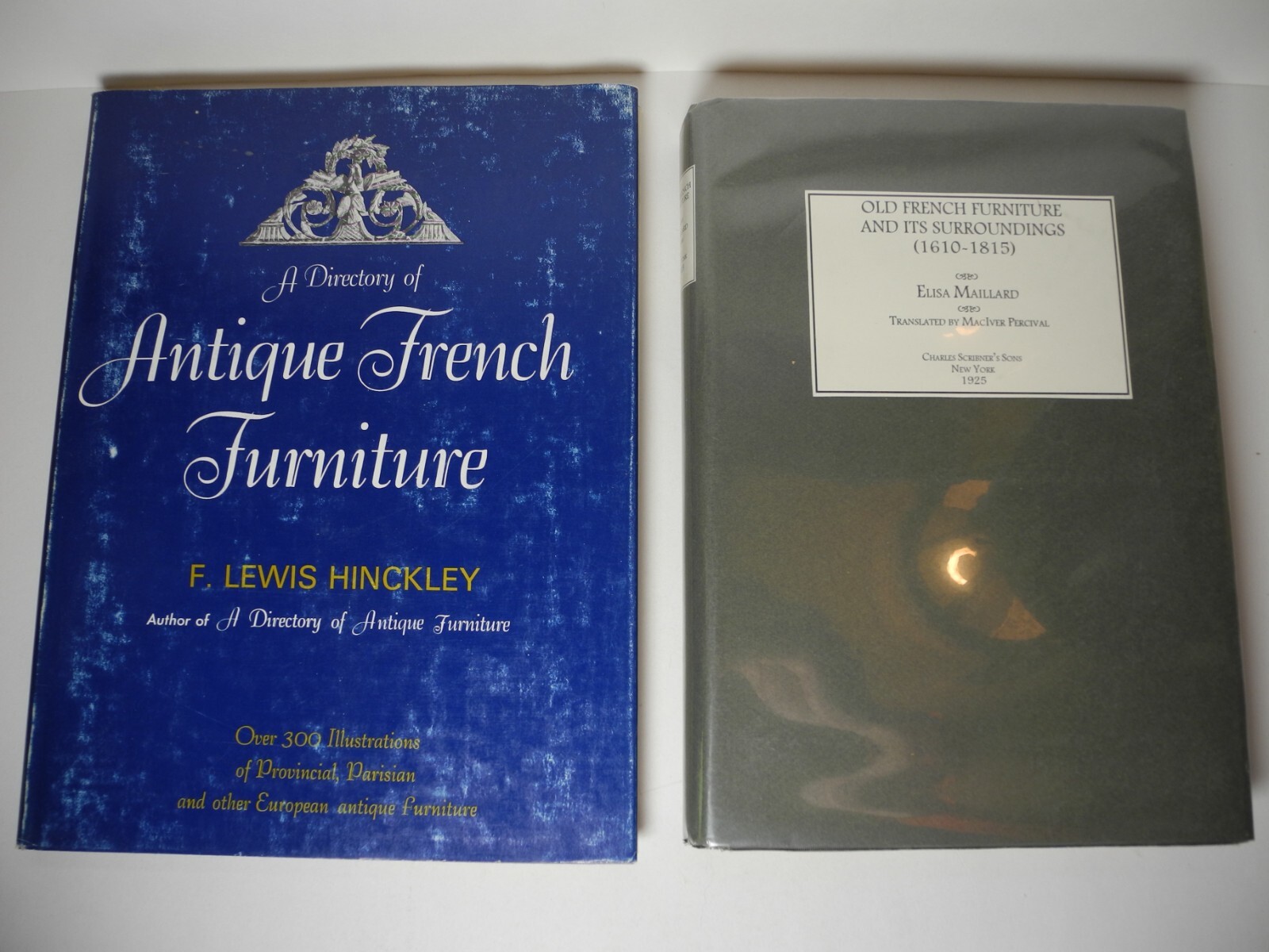 Antique French Furniture Design Styles Vintage Book Lot Provincial