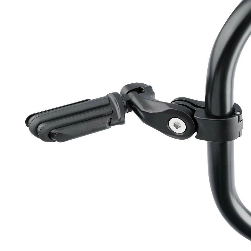 Barra de carretera de ángulo corto de 1-1/4" apta para Harley Electra Glide mate Foto 3 de 4