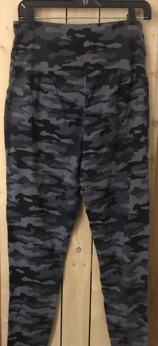 TIME TRU WOMEN S CAMO MATERNITY LEGGINGS SIZE LARGE 12 14