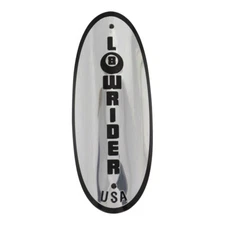 GENUINE OG LOWRIDER CLASSIC USA NAMEPLATE CHROME/BLACK