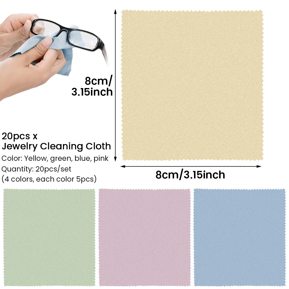 Double Sided Microfiber For Jewelry Cleaning Cloth eBay