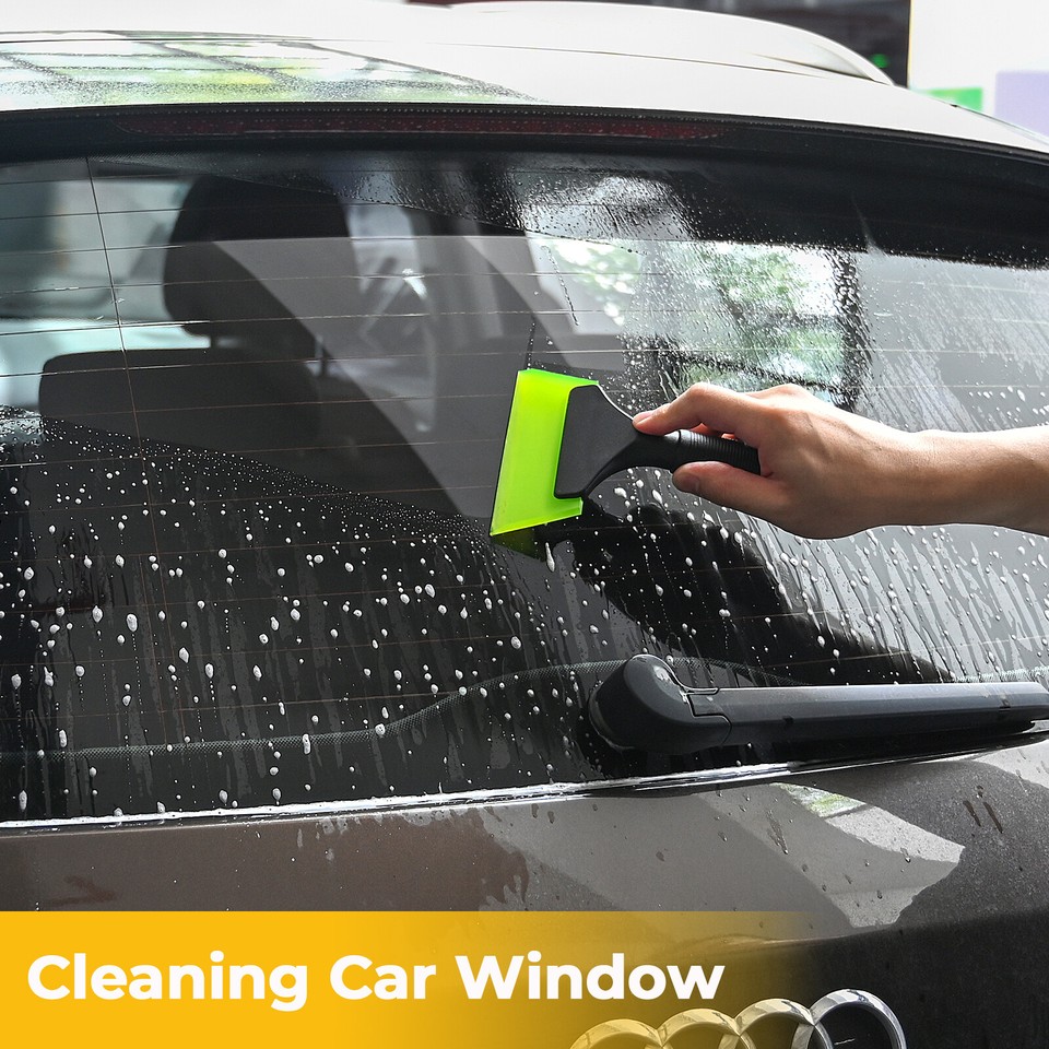 Small Rubber Squeegee Window Shower Squeegee,Auto Water Blade for Car