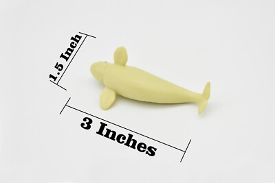 Beluga Whale, Very Nice Plastic Replica, 3