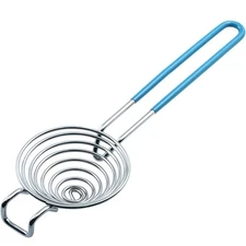 Egg Separator Food Grade Stainless Steel Egg Yolk White Separation Tool Blue