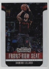 2018-19 Panini Contenders Front Row Seat Cracked Ice /25 Damian Lillard #21 ms9