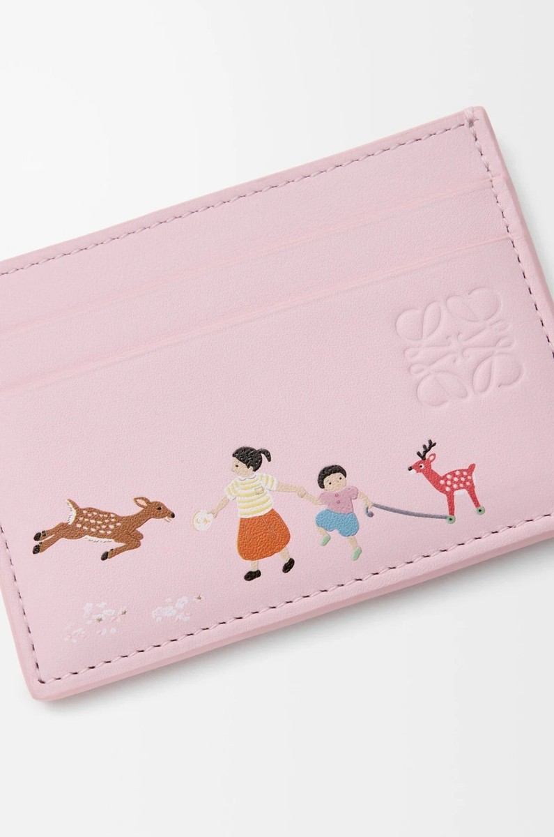 LOEWE x Suna Fujita Card Holder Nappa Calf Leather Cica Plain