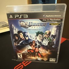 DC Universe Online (Sony PlayStation 3, 2011) Case, Booklet And Working Game