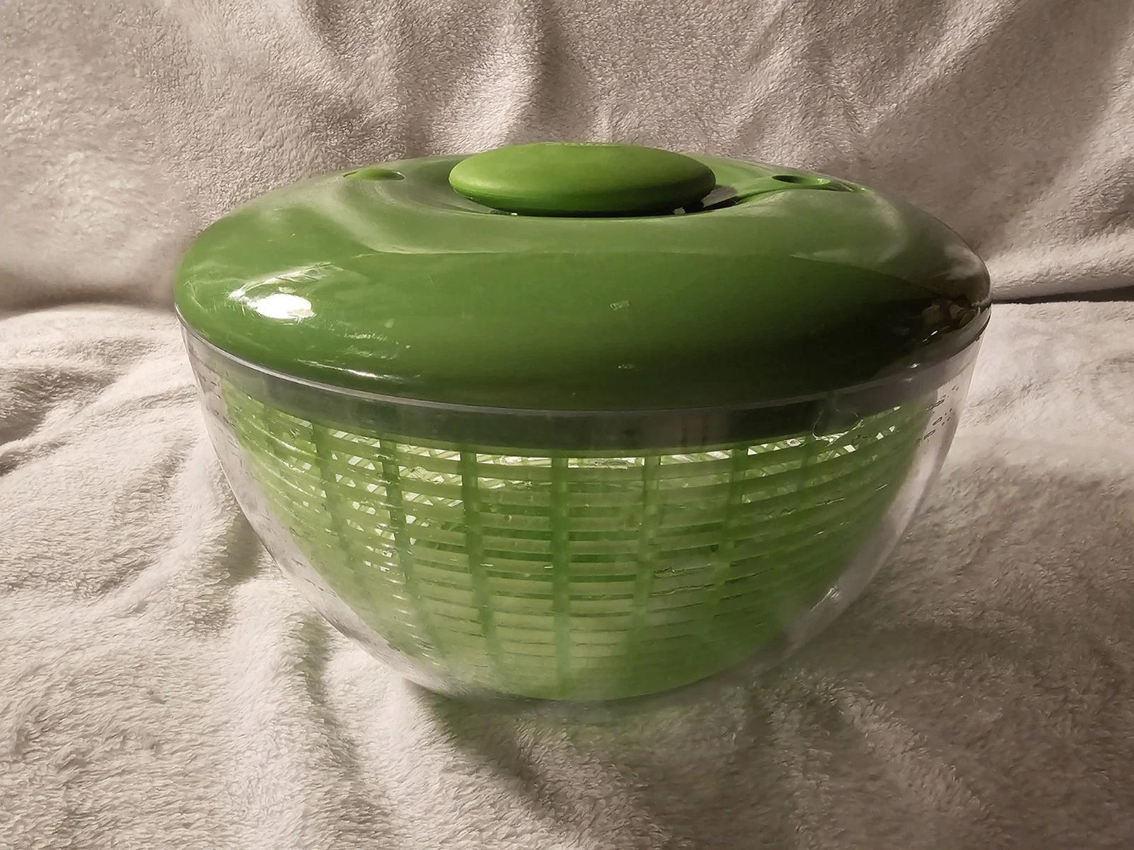 OXO Good Grips Salad Spinner - Clear with Green Top and Lettuce Dryer