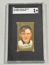 1911 T205 Honest Long Cut Tobacco Christy Matthewson SGC 1