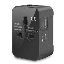 Travel Adapter Worldwide All in One International Universal Power Adapter Plug