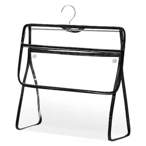 Transparent Peg Bag with Hook Sturdy PVC Material – Large Capacity