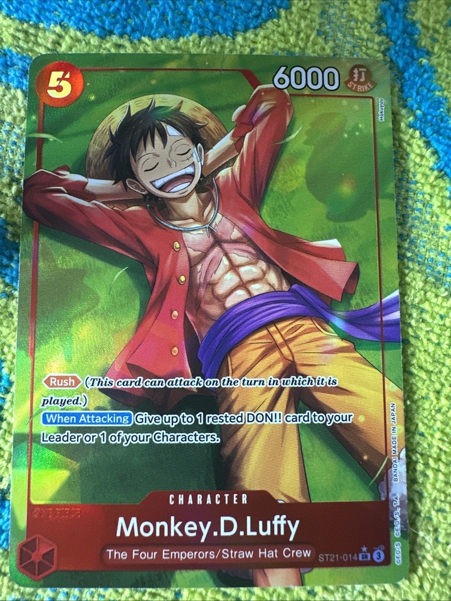 One Piece TCG English ST21-014 Monkey D Luffy Alt Art Parallel | eBay