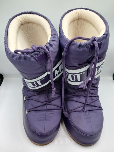 Stivali da neve Moon Boot Tecnica viola taglia 6 - 7,5 / 39 - 41 donna - Foto 13 di 13