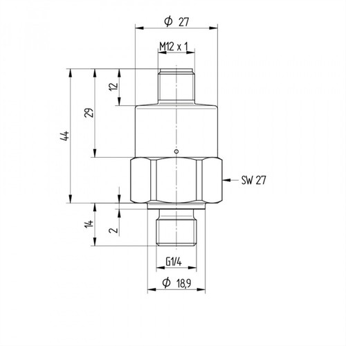 NEW Wenglor FX2P203 Pressure Sensor 0-0.25 bar | 4-20mA Analog M12 Stainless - Afbeelding 13 van 16