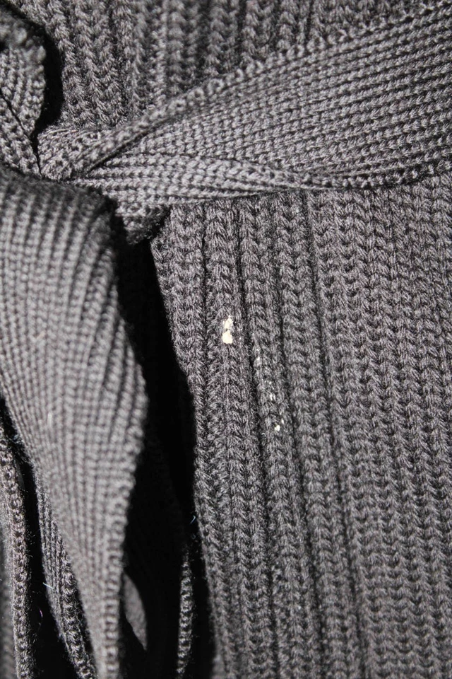 Elie Tahari, Women Cardigan Black 100% Merino Wool Long Sleeve Size S - Image 4 of 4