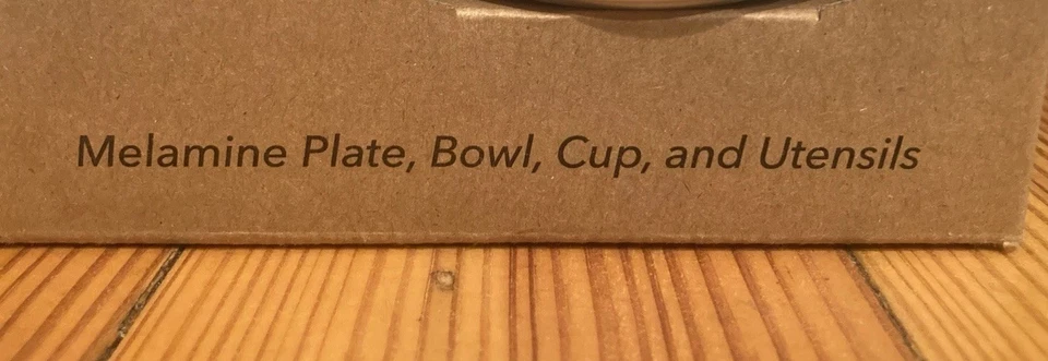 Juego de alimentación para bebé niño pequeño Rae Dunn By Magenta plato de melamina tazón taza tenedor cuchara Foto 3 de 4