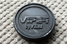 Rare Original Viper by RIAL Alufelgennabe Kunststoffkappenabdeckung SCHWARZ
