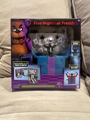 Jazwares FNAF 2 Puppet Office Figure Set Five Nights at Freddy s 5'' NEW