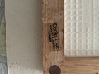 Vintage Tile Trivet Hot Plate Wall Art Hanging in Oak Frame "Coffee" 7.5"x 7" — photo 5