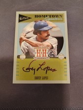 Davey Lopes 2013 Panini Hometown Heroes Hard Signed Signatures Autograph Dodgers