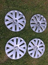 4x Original VW Volkswagen Polo 6R Radkappen Satz 15 Zoll 6R0601147C