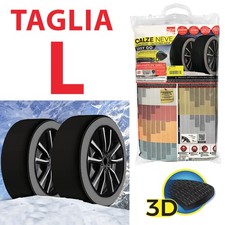 CALZE DA NEVE OMOLOGATE AUTO TAGLIA L EASY GO PNEUMATICI 215/55R17 215/55/17