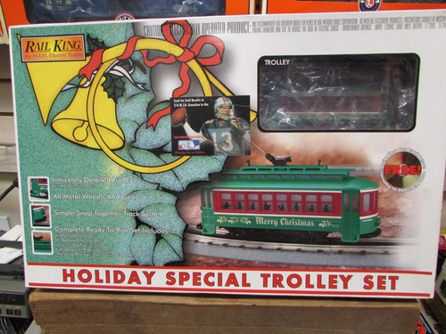 Juego de tren troleley especial de vacaciones MTH 30-4028-0 SIN USAR, EN CAJA SH | Zustand: Used