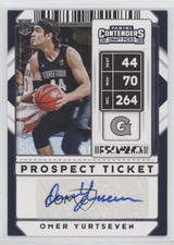 2020 Panini Contenders Draft Picks Prospect Ticket Omer Yurtseven #100 Auto 11sh