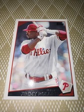 2009 Topps Baseball Card Jimmy Rollins #phi5
