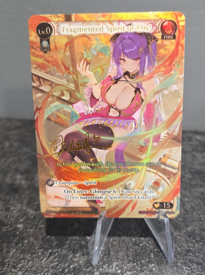 Fragmented Spirit of Fire 002C CSR Folie signiert - Radiant Origins Grand Archive